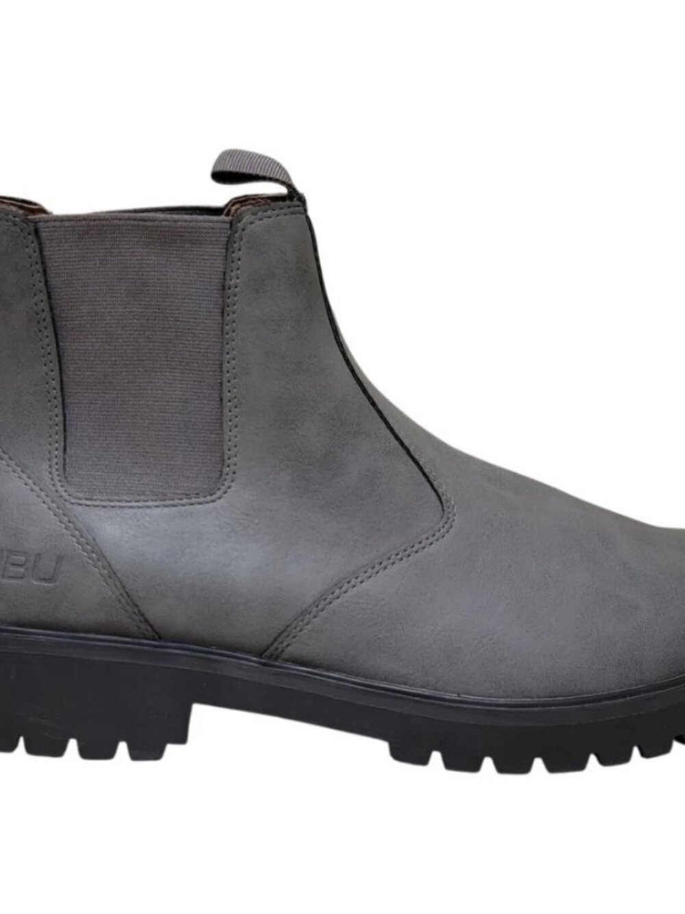 JBU Kai Water Resistant Chelsea Boot Gray Leather Pull-On Size 12M